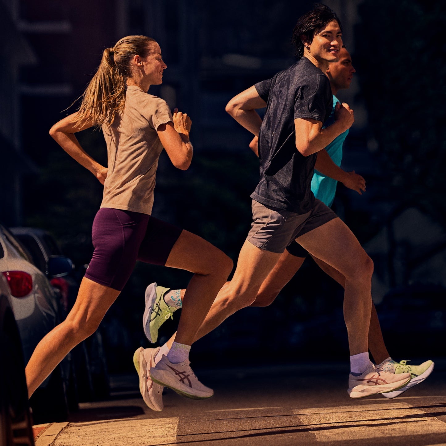 Asics Novablast 6 Wide | Rose Dust / Illuminate Yellow | Womens
