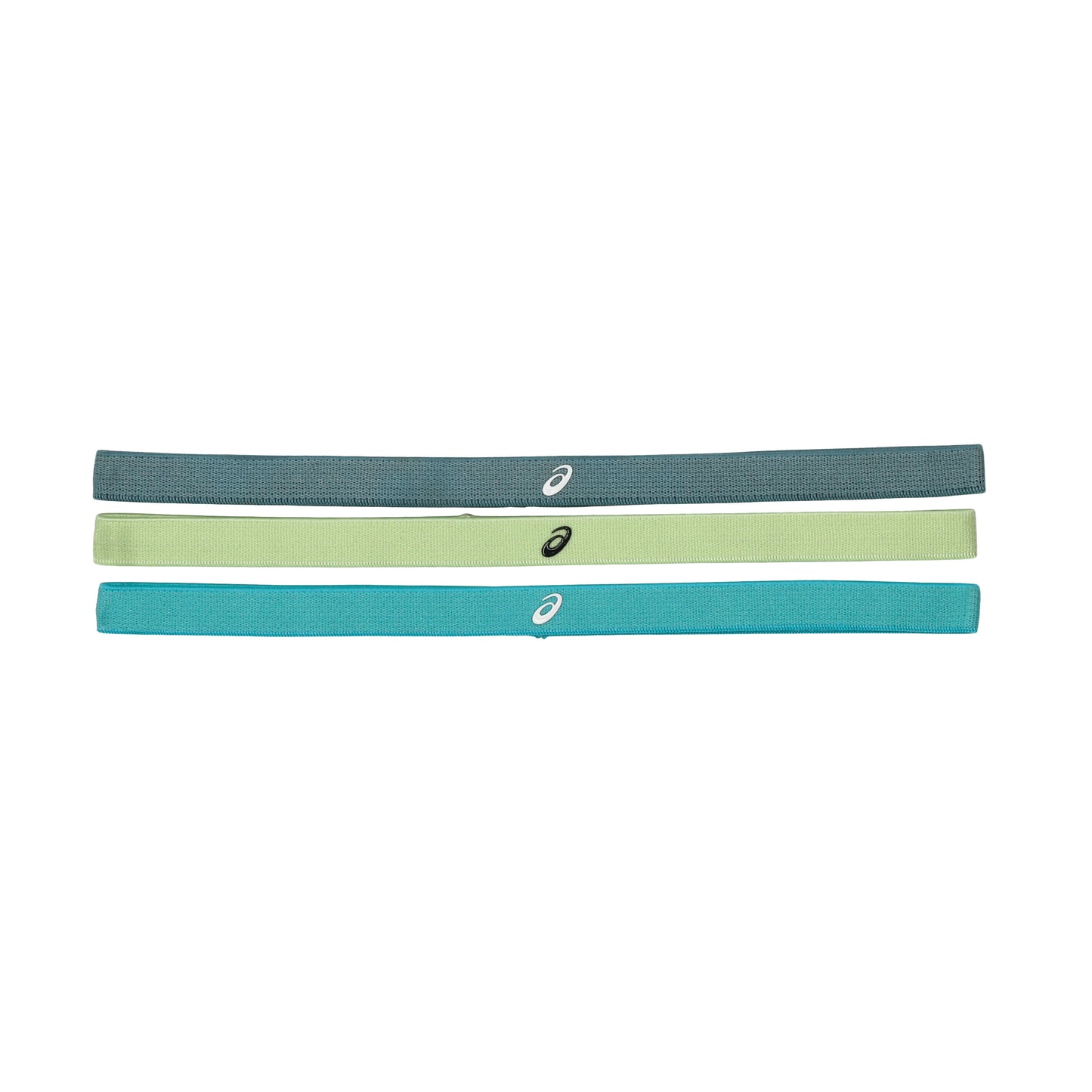 Asics Performance Head Band 3 Pack | Energy Aqua / Illuminate Yellow / Foggy Teal
