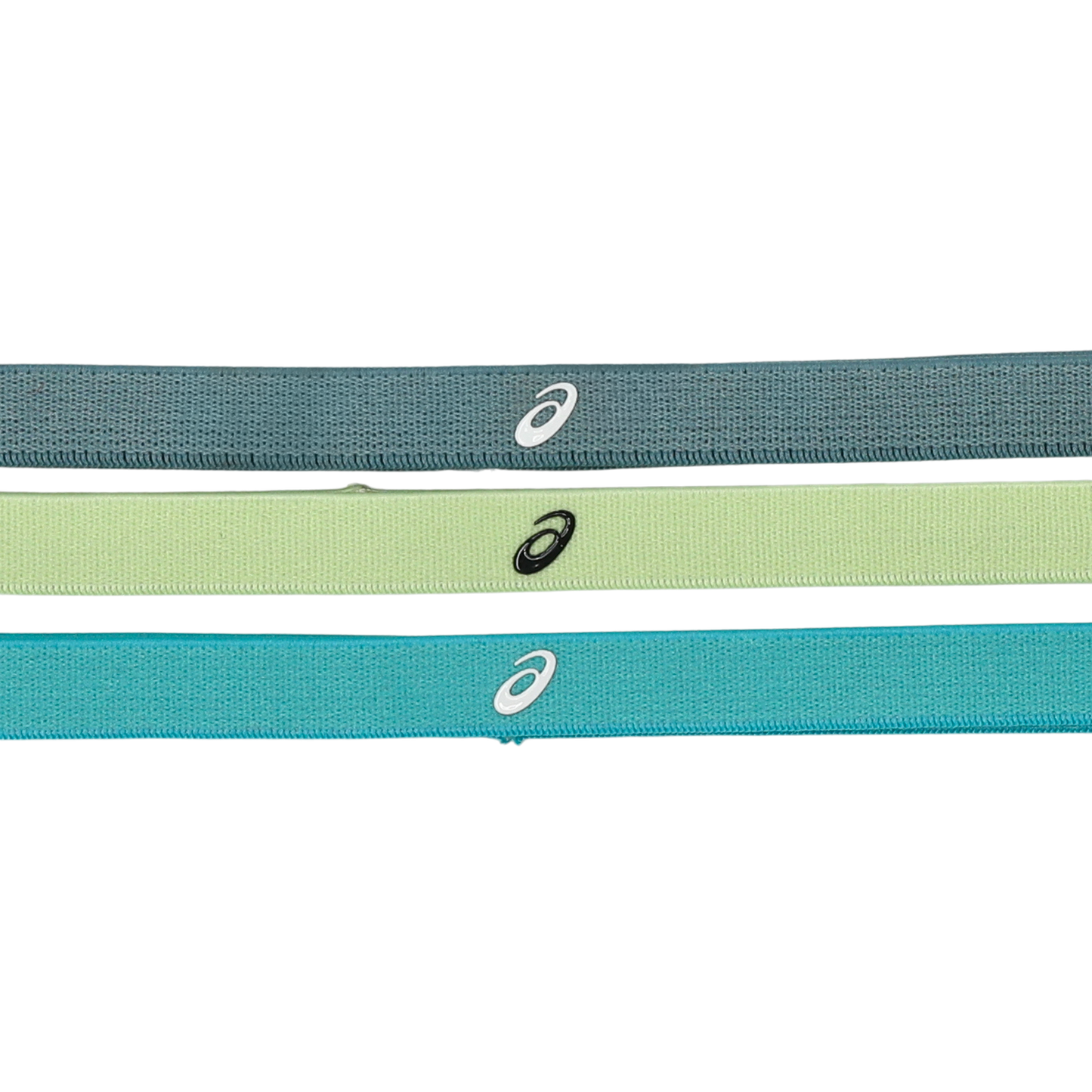 Asics Performance Head Band 3 Pack | Energy Aqua / Illuminate Yellow / Foggy Teal