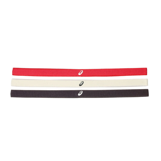 Asics Performance Head Band 3 Pack | Speed Red / Oatmeal / Dark Aubergine