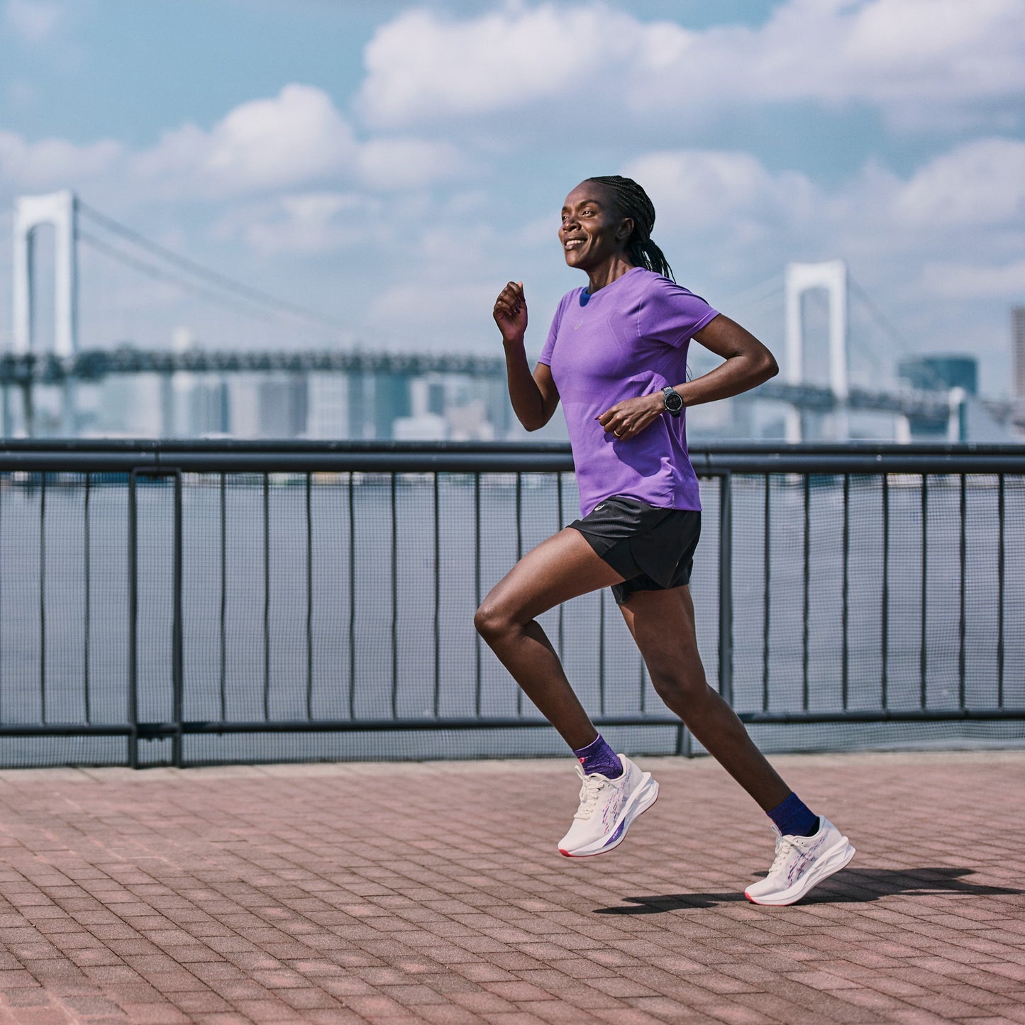 Asics Sonicblast | Cream / Blue Fade | Womens