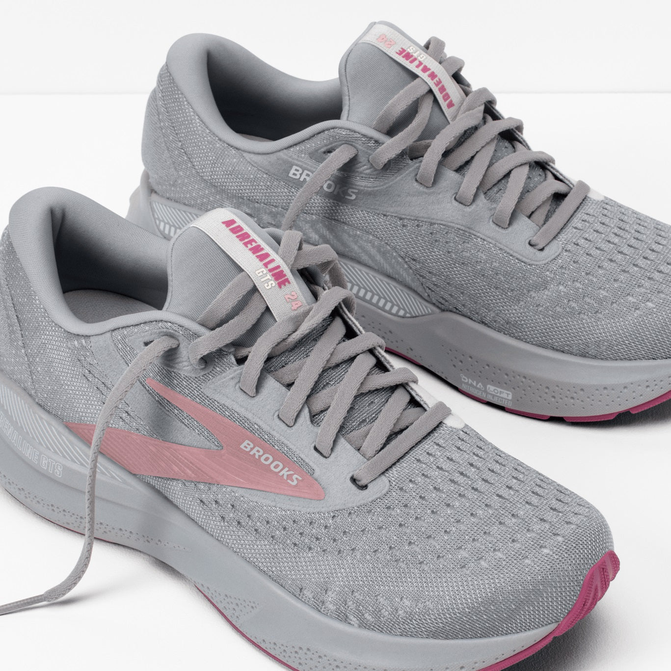 Brooks Adrenaline GTS 24 | Alloy / White / Zephyr | Womens