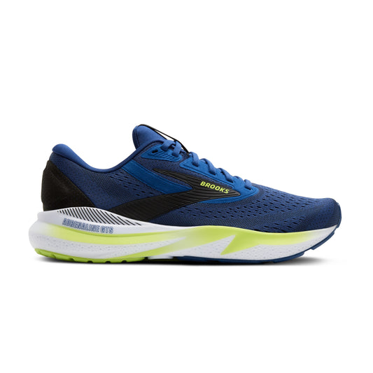 Brooks Adrenaline GTS 24 | Navy Peony / Black / Lime | Mens