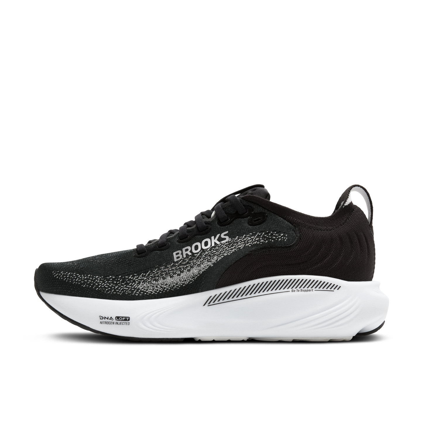 Brooks Adrenaline GTS 25 Wide | Black / White | Mens