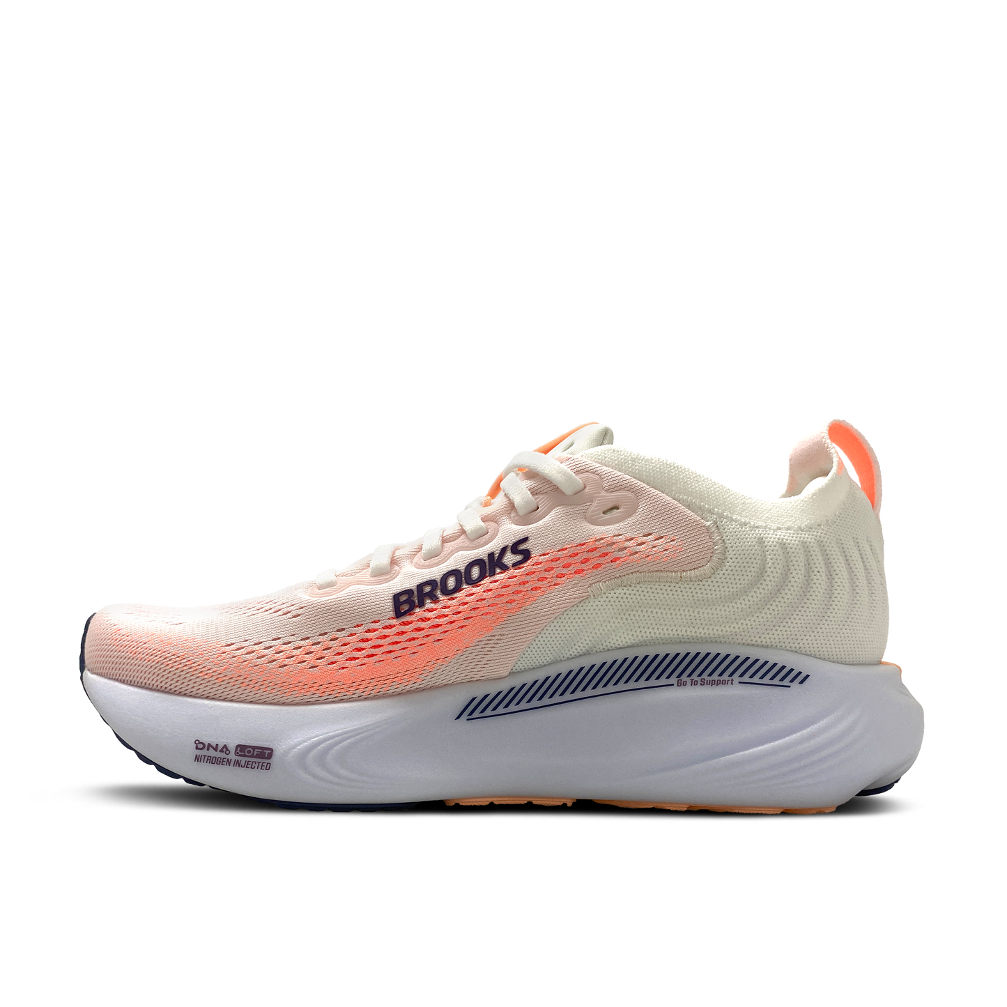 Brooks Adrenaline GTS 25 | Oyster Mushroom / Peach / Grape | Womens