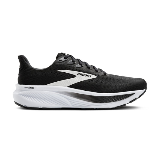 Brooks Ghost 17 Wide | Black / White | Mens
