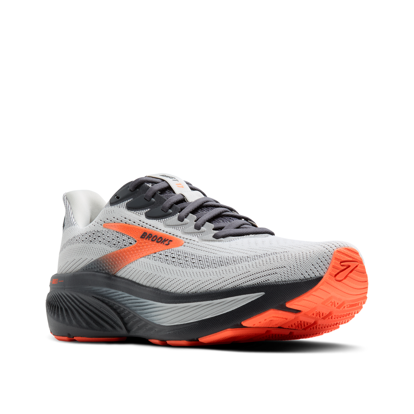 Brooks Ghost 17 | Oyster Mushroom / Orange / Ebony | Mens