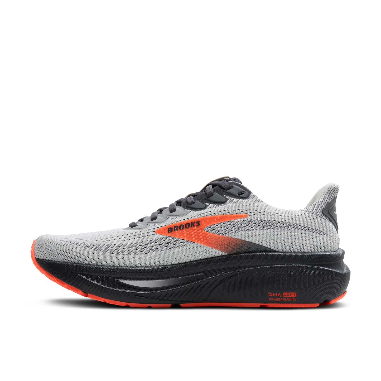 Brooks Ghost 17 | Oyster Mushroom / Orange / Ebony | Mens