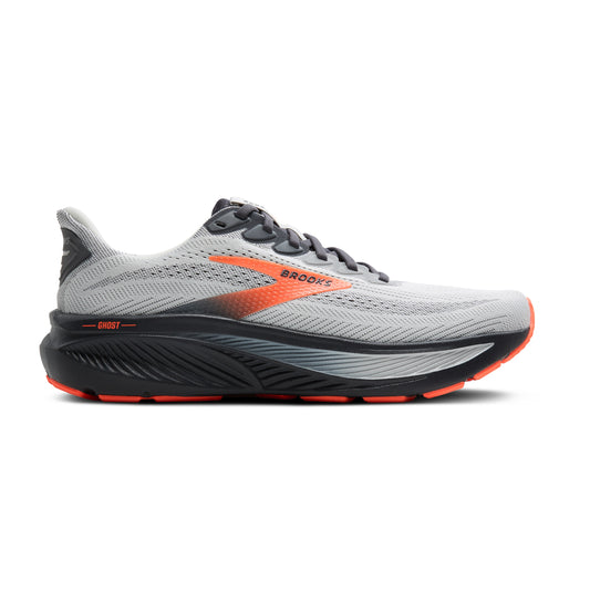 Brooks Ghost 17 | Oyster Mushroom / Orange / Ebony | Mens