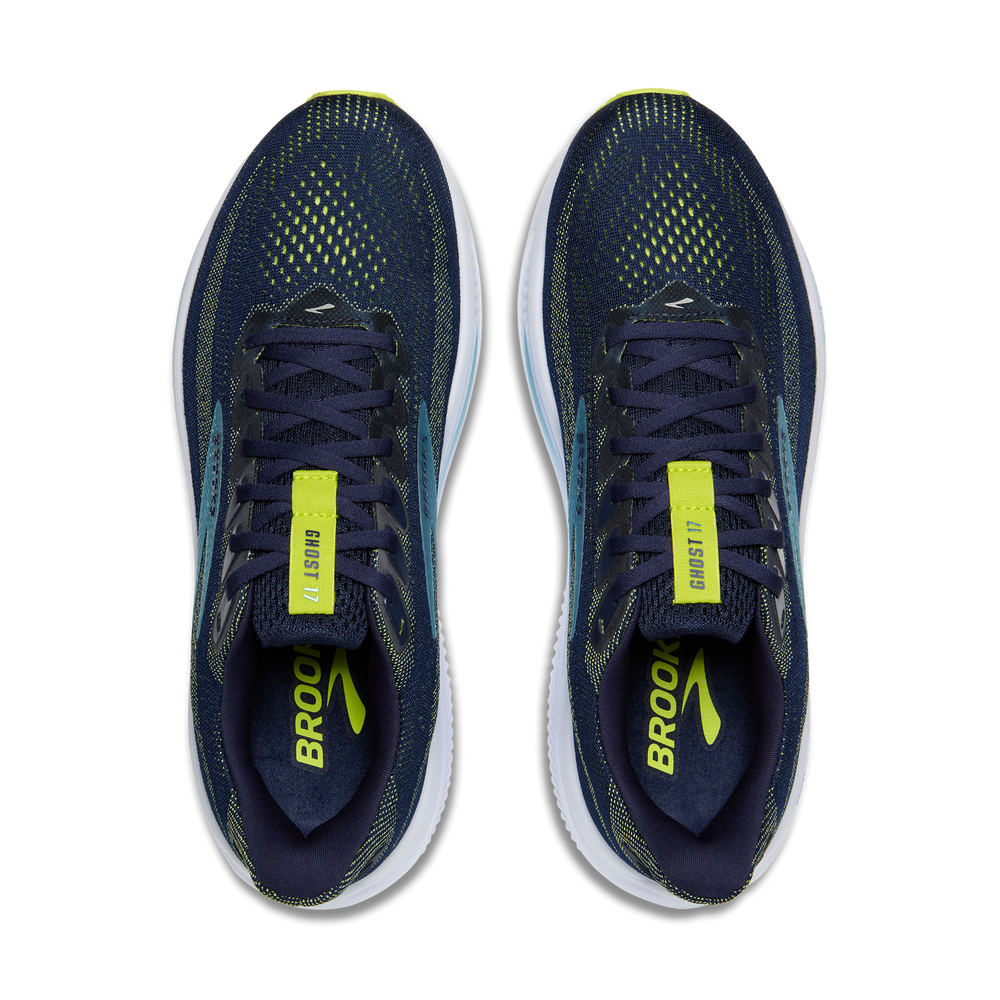 Brooks Ghost 17 | Peacoat / Lime / Blue | Mens