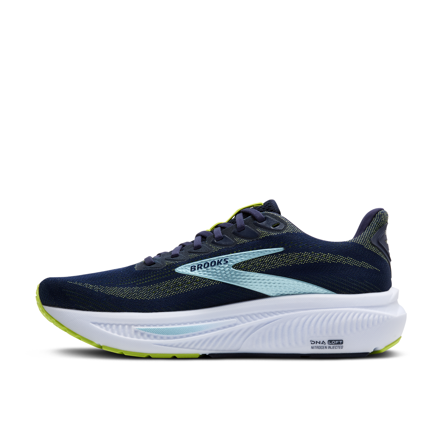 Brooks Ghost 17 | Peacoat / Lime / Blue | Mens