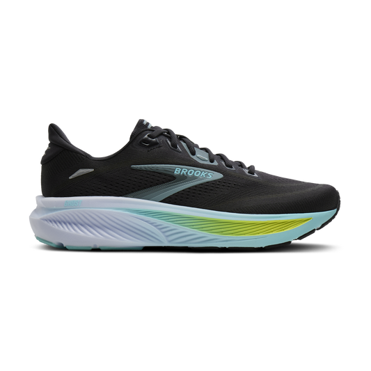 Brooks Ghost 18 Wide | Charcoal Art / Techno Blue | Mens
