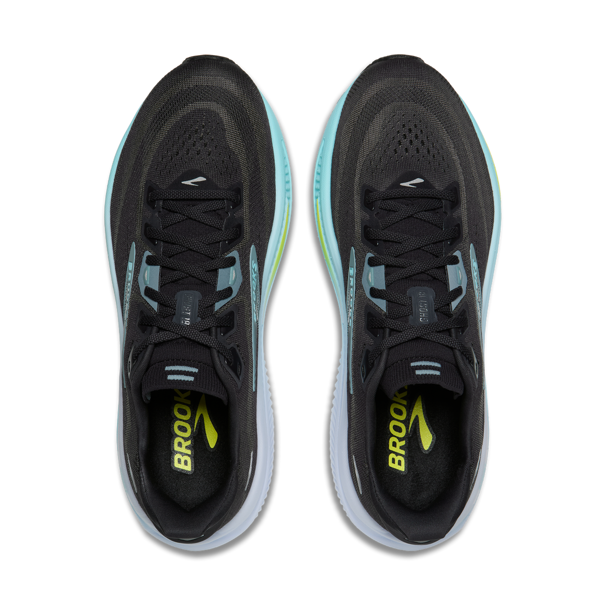 Brooks Ghost 18 | Charcoal Art / Techno Blue | Mens