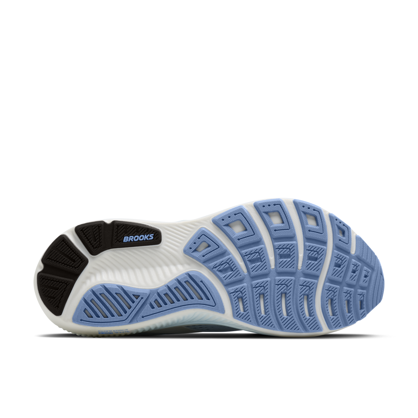 Brooks Ghost 18 Wide | White / Black / Open Air | Mens