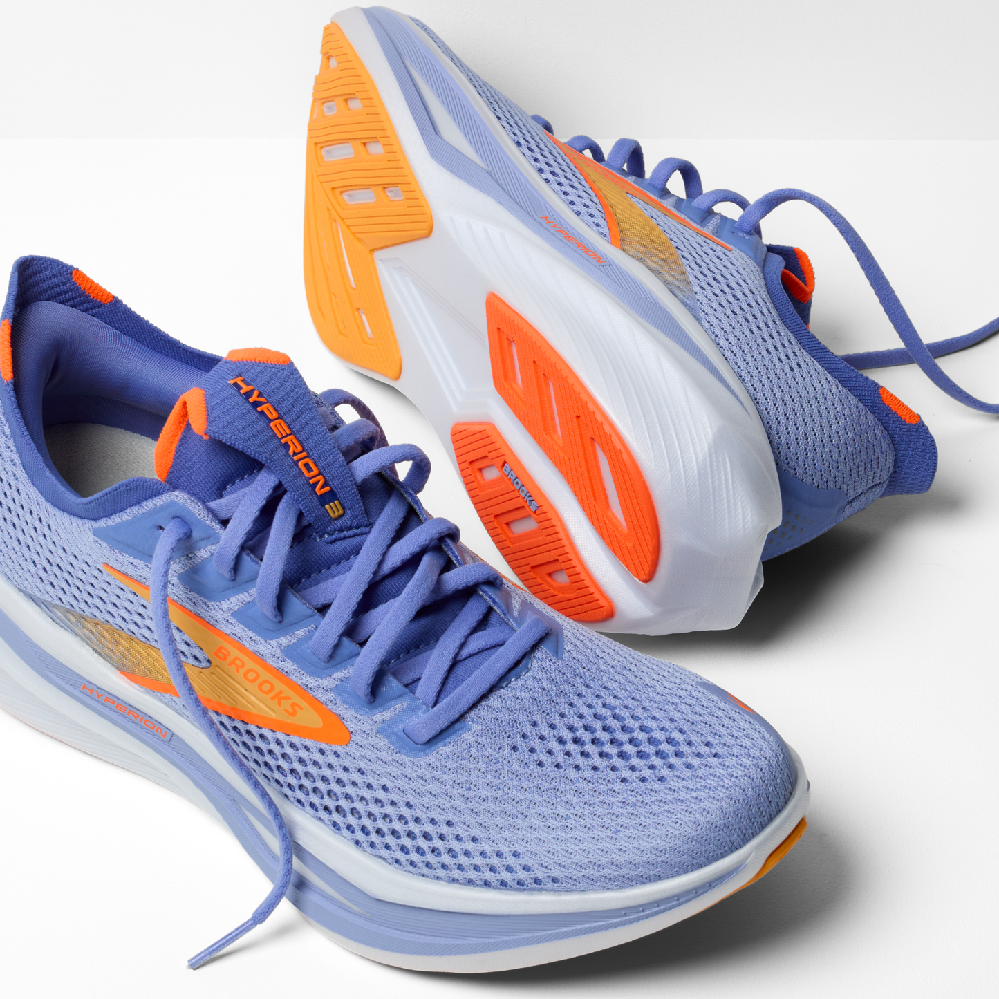Brooks Hyperion 3 | Blue Heron / Orange / White | Womens