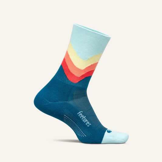 Feetures Elite | Light Cushion | Mini-Crew | Blue Swell