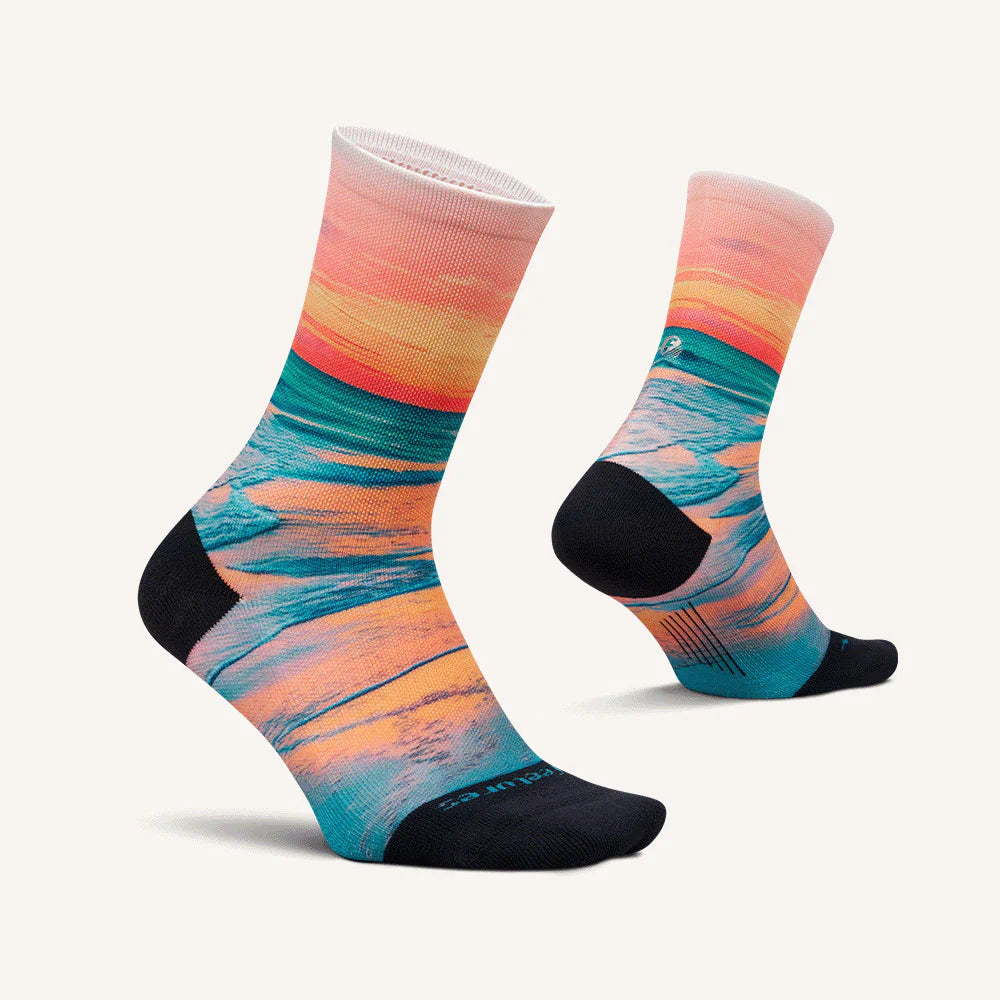 Feetures Elite | Light Cushion | Mini-Crew | Sunset Glow