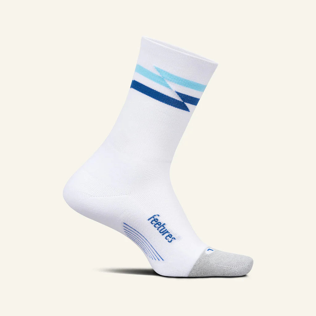 Feetures Elite | Light Cushion | Mini-Crew | White Track