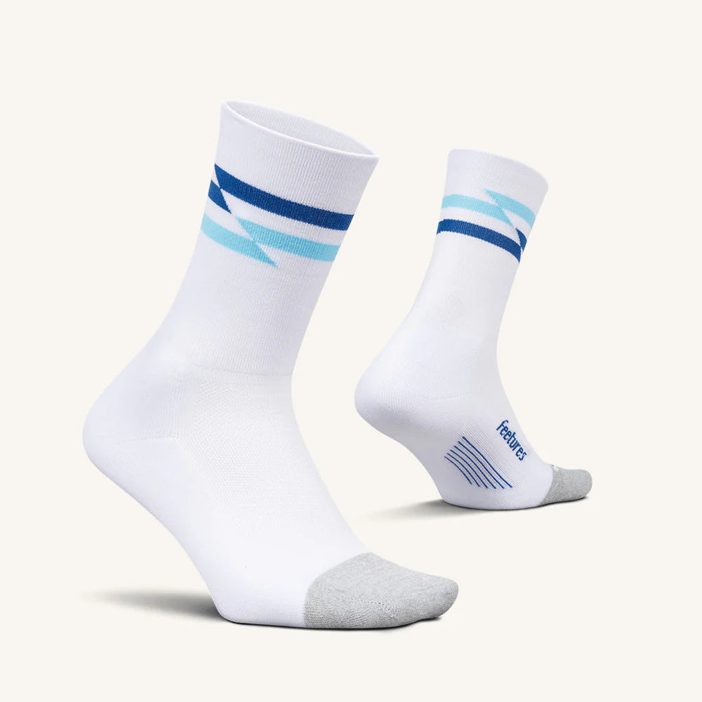 Feetures Elite | Light Cushion | Mini-Crew | White Track