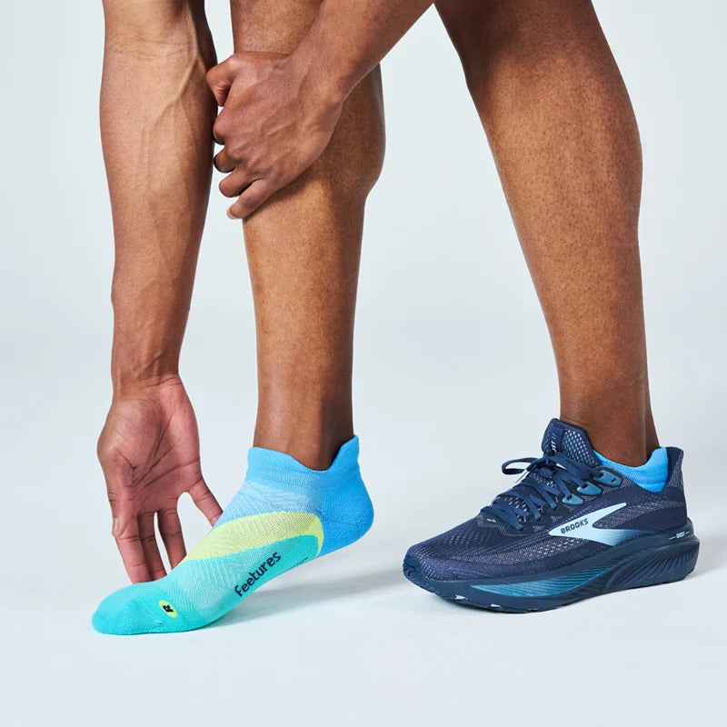 Feetures Elite | Light Cushion | No Show Tab | Arctic Blue