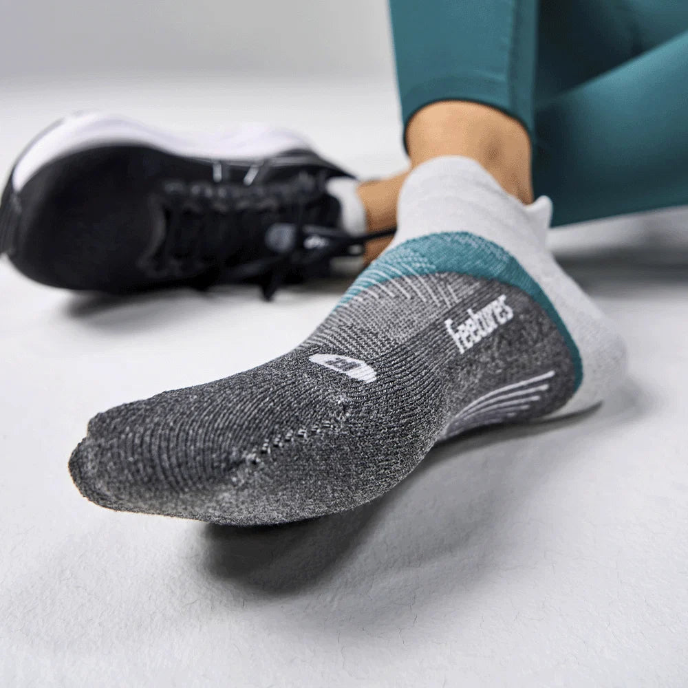 Feetures Elite | Light Cushion | No Show Tab | Stone Ivy