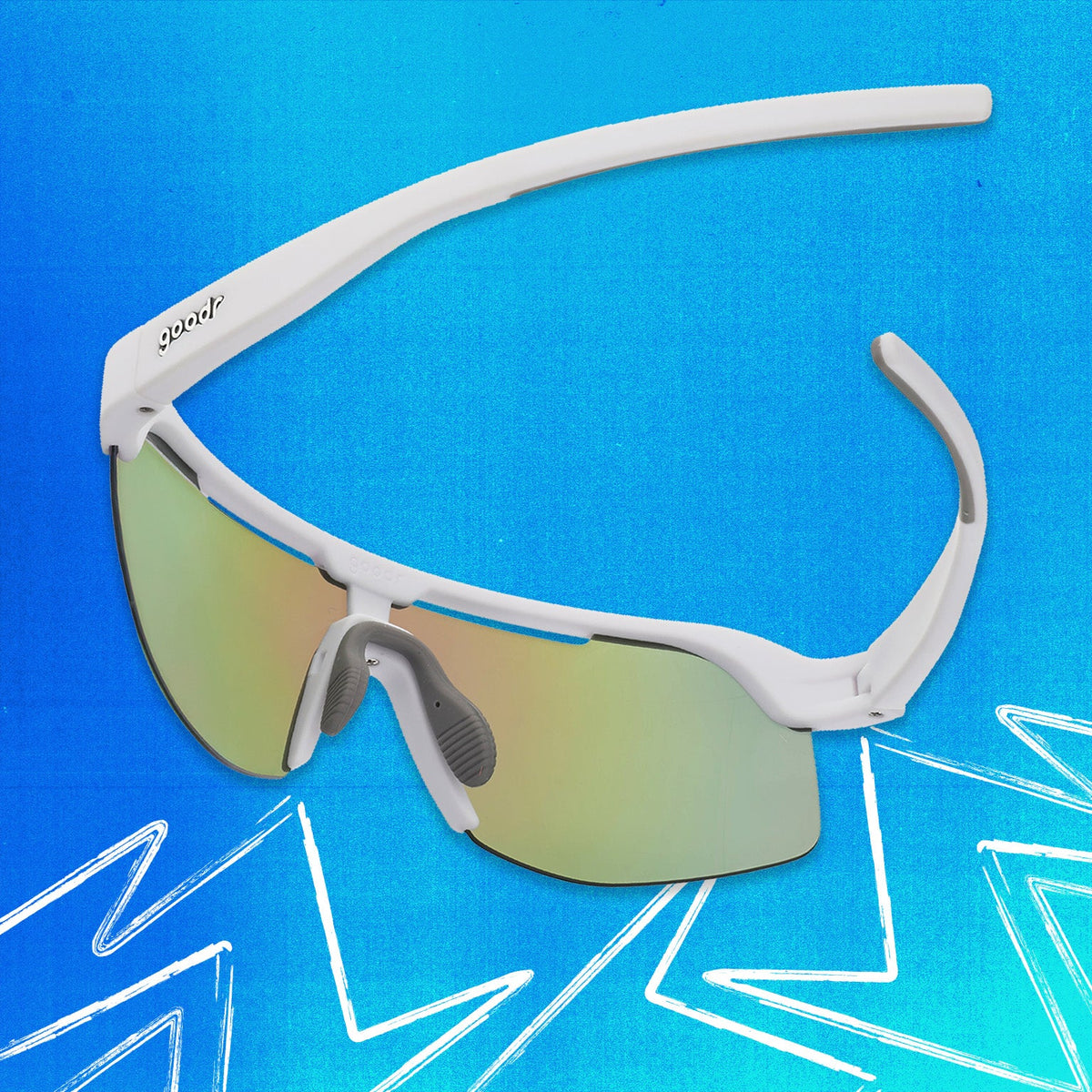 goodr Sunglasses | Bolt Gs | Aqua Shock Protocol