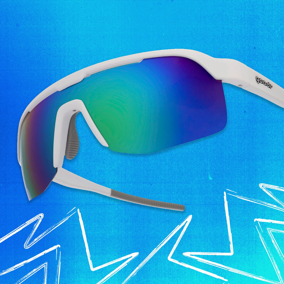 goodr Sunglasses | Bolt Gs | Aqua Shock Protocol