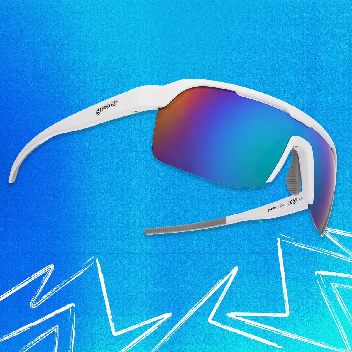 goodr Sunglasses | Bolt Gs | Aqua Shock Protocol