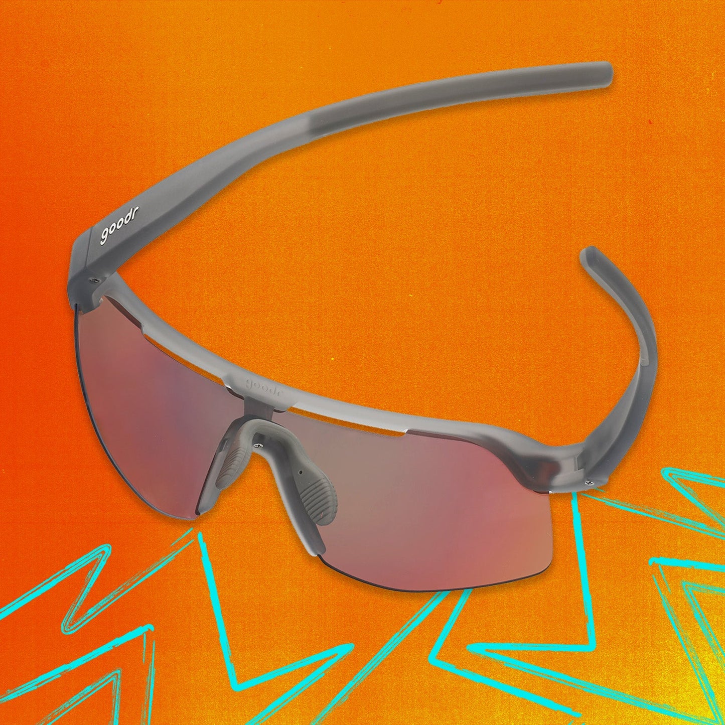 goodr Sunglasses | Bolt Gs | Too Lit to Quit