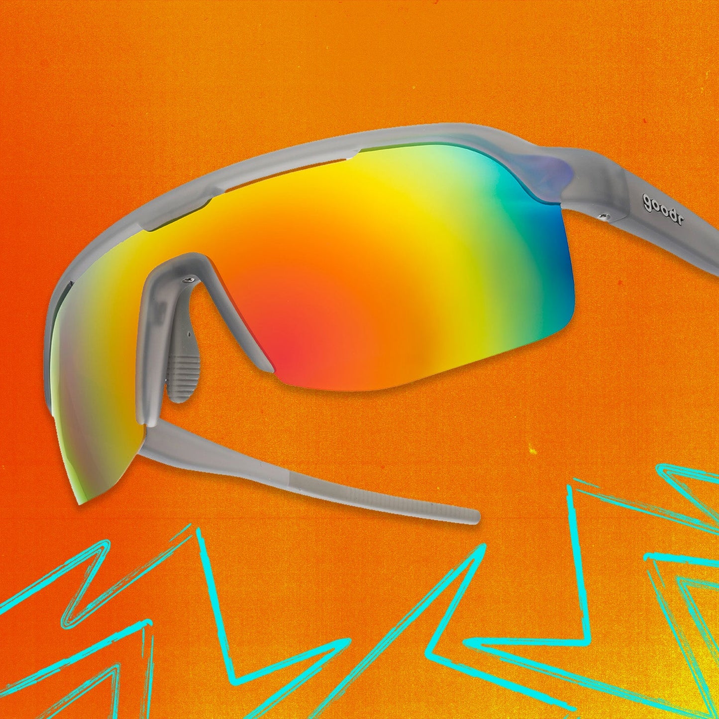 goodr Sunglasses | Bolt Gs | Too Lit to Quit