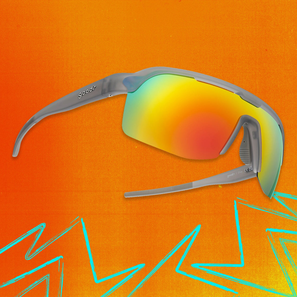 goodr Sunglasses | Bolt Gs | Too Lit to Quit