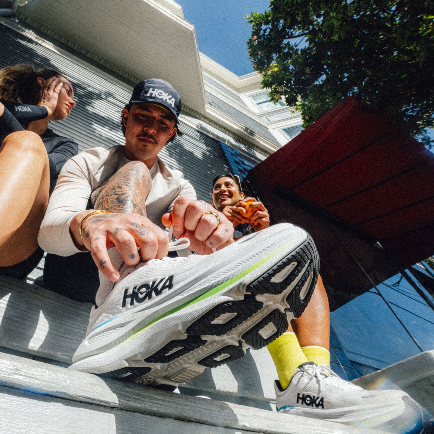 Hoka Bondi 9 | Frost / Black | Mens