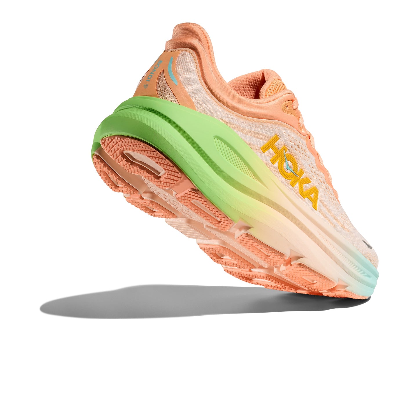 Hoka Bondi 9 | Frost / Pale Tangerine | Mens