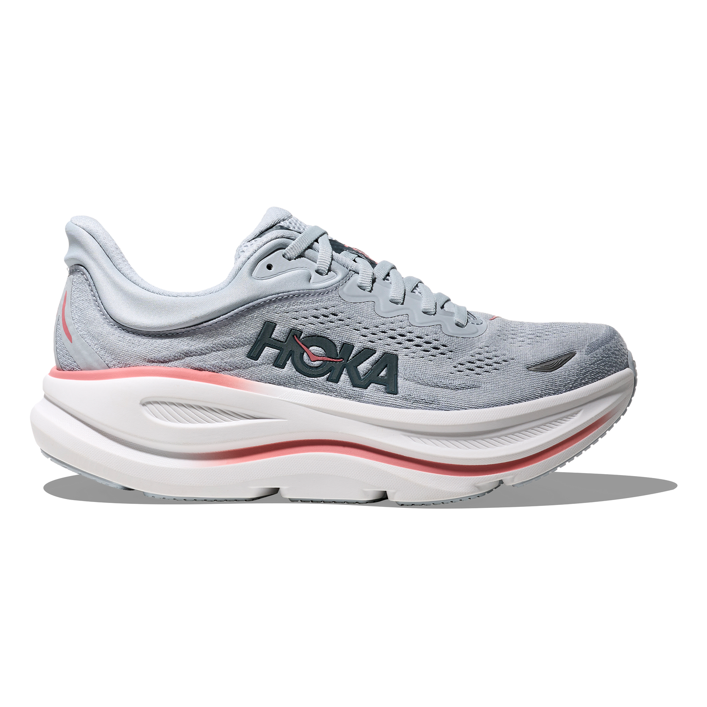Hoka Bondi 9 Wide | Mineral Blue / Washed Blue | Womens