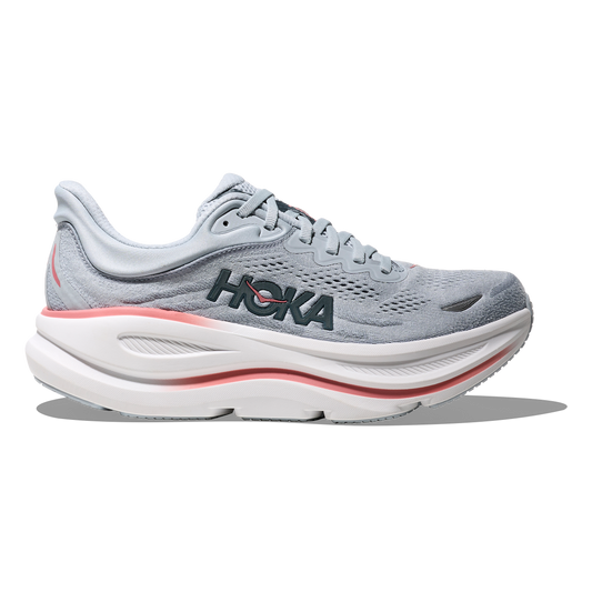 Hoka Bondi 9 Extra Wide (2E) | Mineral Blue / Washed Blue | Womens