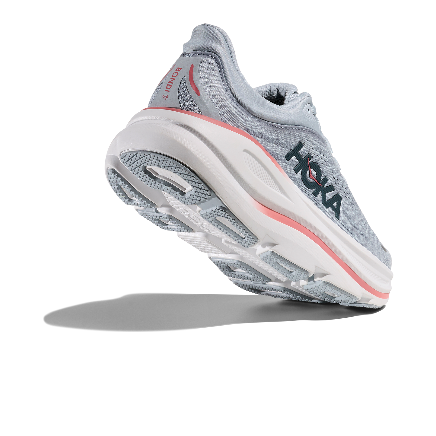 Hoka Bondi 9 Wide | Mineral Blue / Washed Blue | Womens