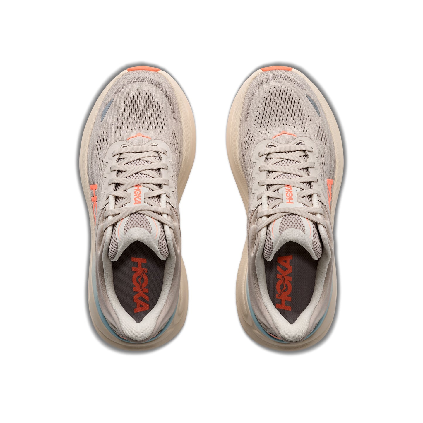 Hoka Bondi 9 Wide | River Rock Grey / Mineral Ore | Womens