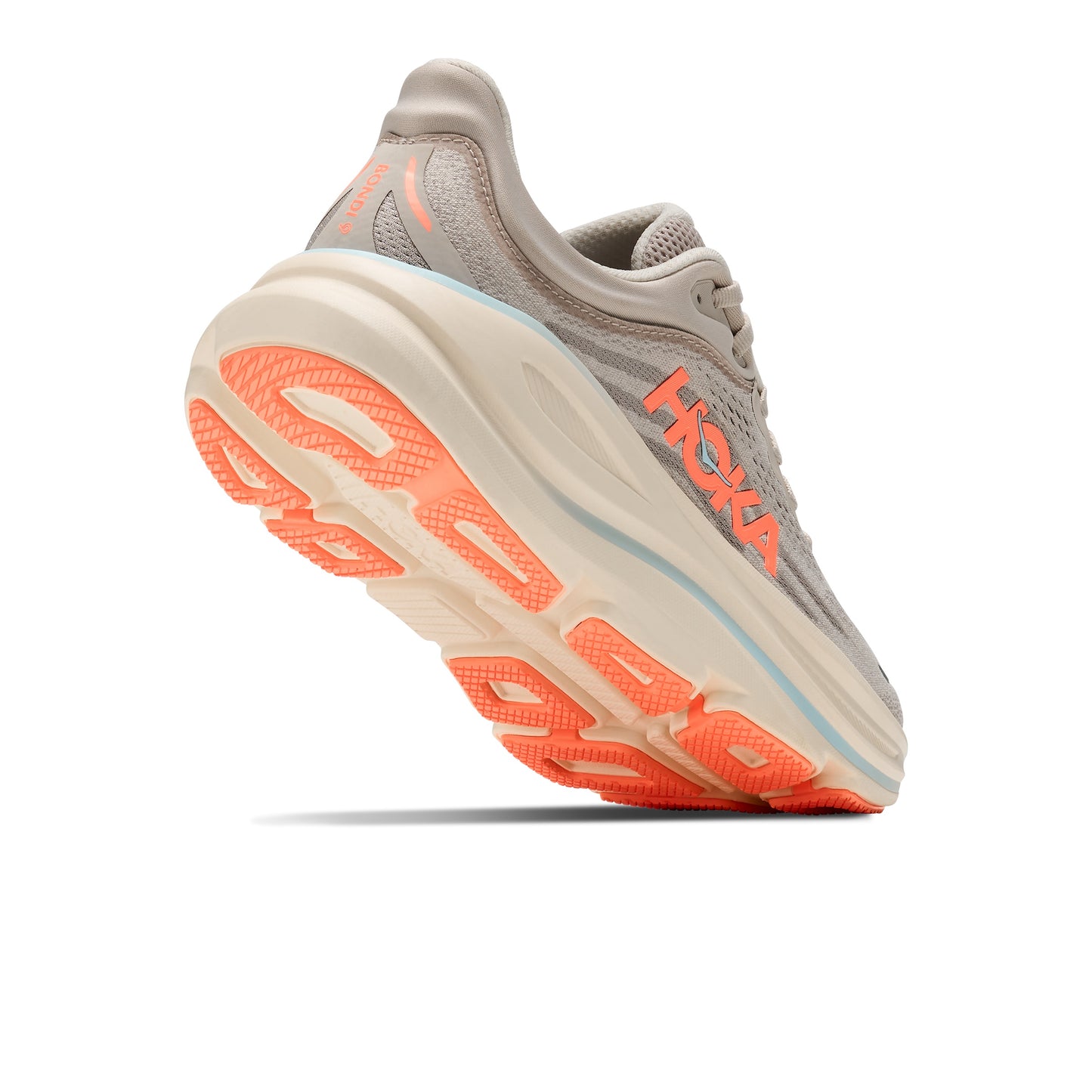 Hoka Bondi 9 Wide | River Rock Grey / Mineral Ore | Womens