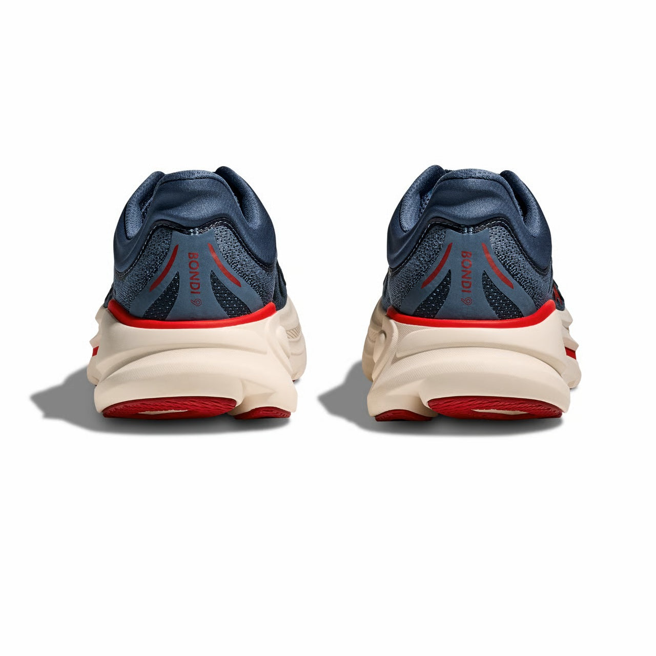 Hoka Bondi 9 | Thunder Cloud / Vermillion | Mens