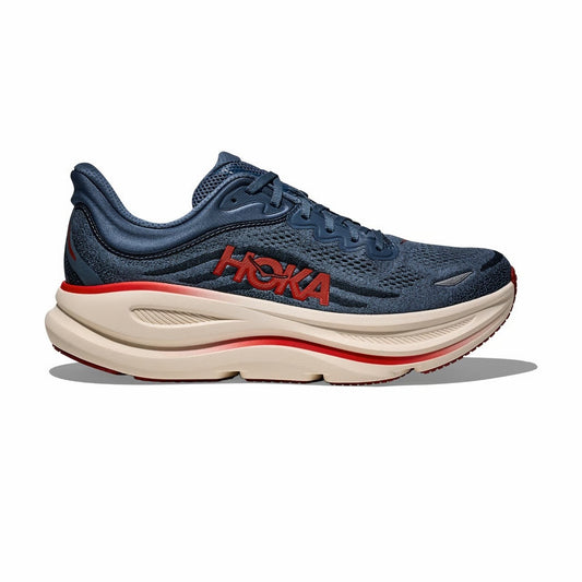 Hoka Bondi 9 | Thunder Cloud / Vermillion | Mens