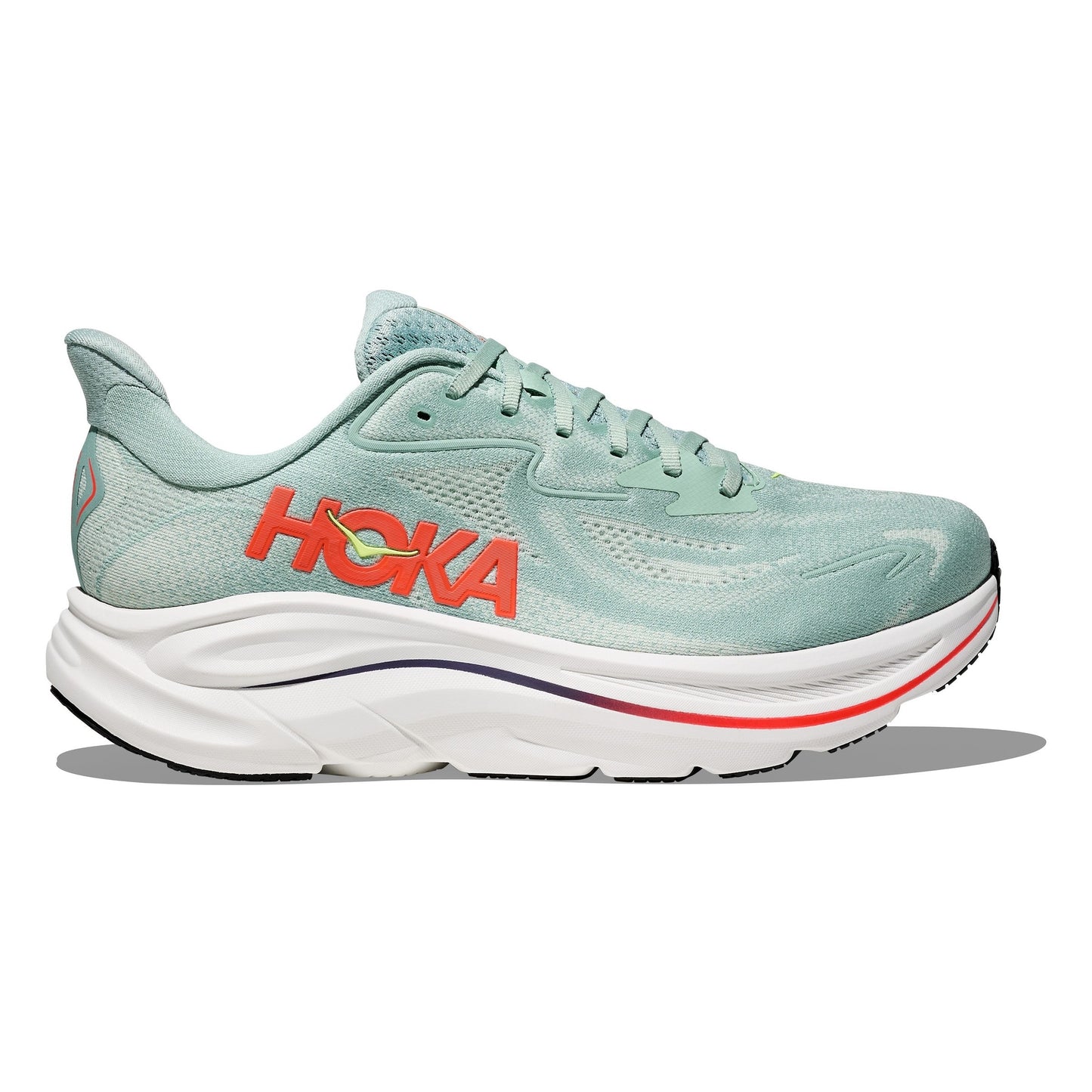 Hoka Clifton 10 | Sage / Neon Flame | Mens