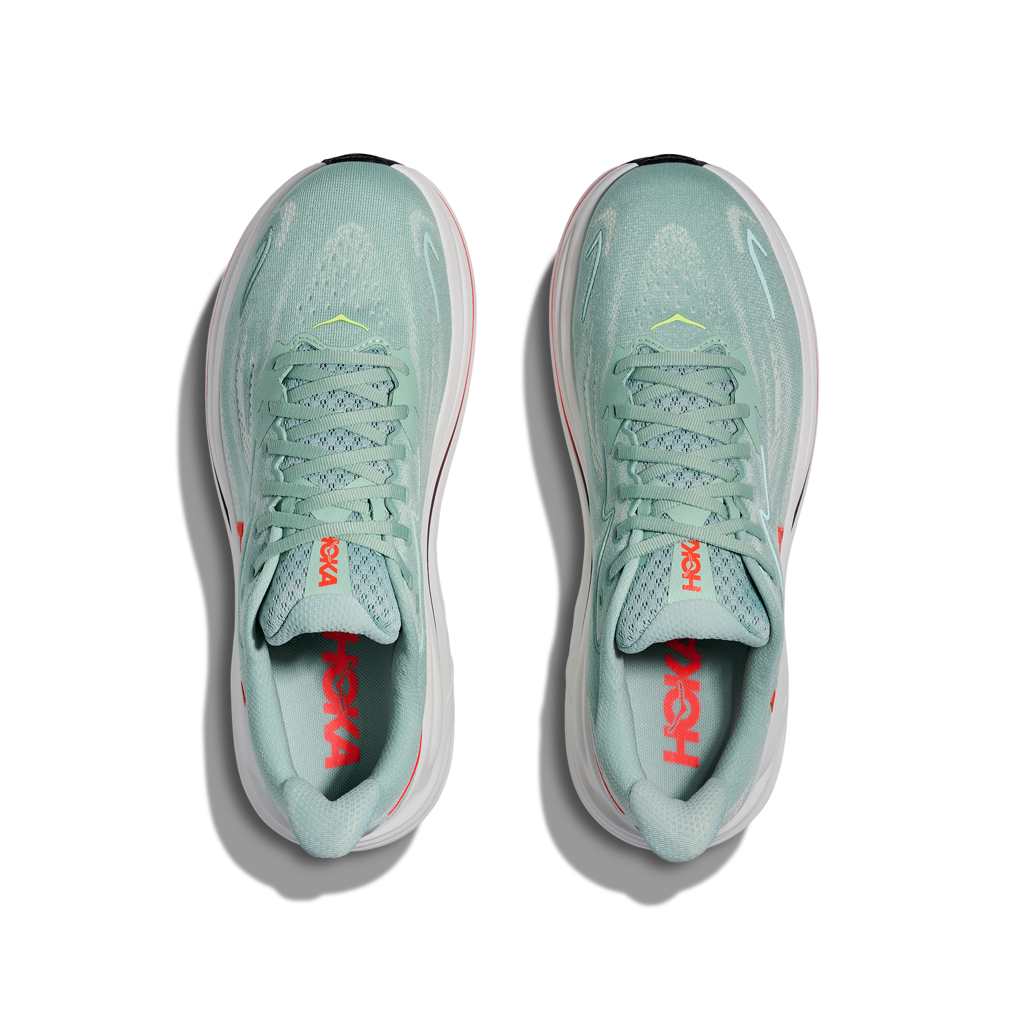Hoka Clifton 10 | Sage / Neon Flame | Mens