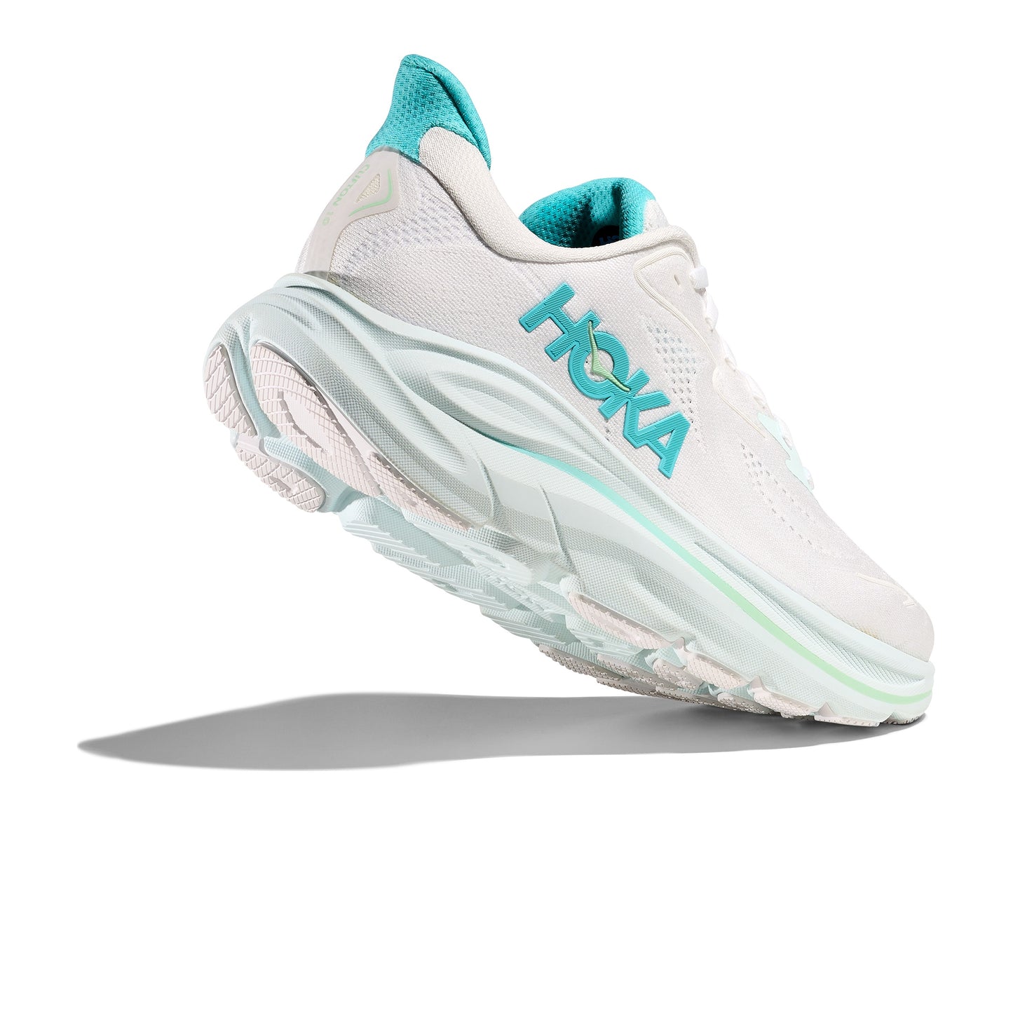 Hoka Clifton 10 Wide | White / Cielo Blue | Womens