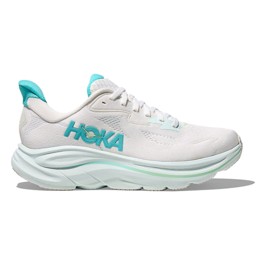 Hoka Clifton 10 Wide | White / Cielo Blue | Womens