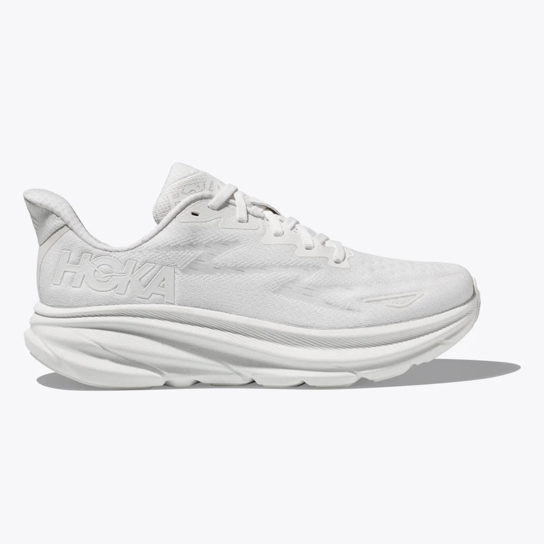 Hoka Clifton 9 | White / White | Womens