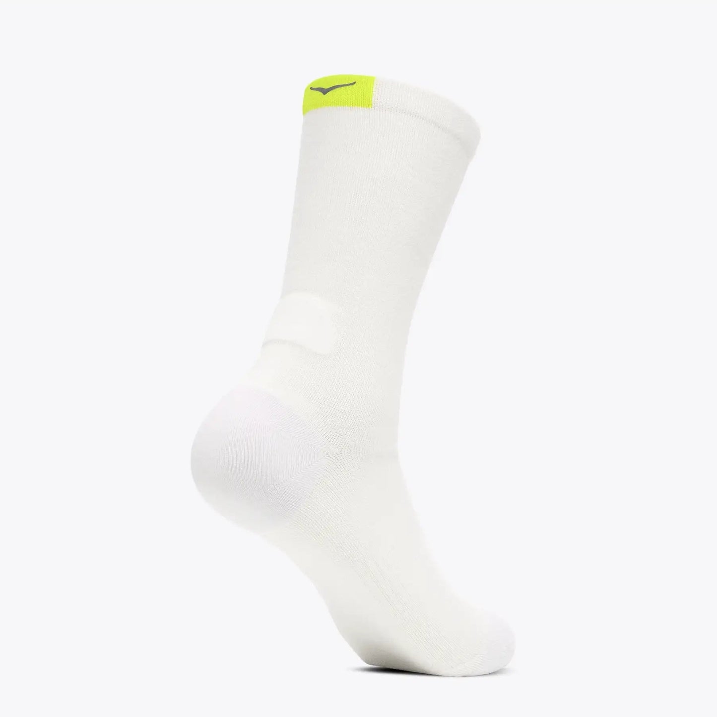 Hoka Clifton Crew Run Sock | White
