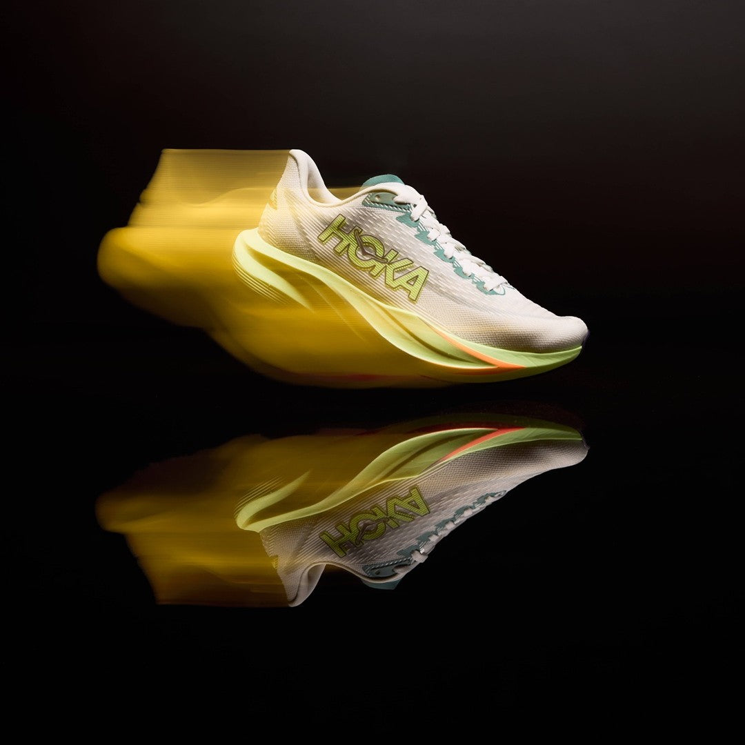 Hoka Mach 7 Wide | Frost / Neon Yuzu | Mens