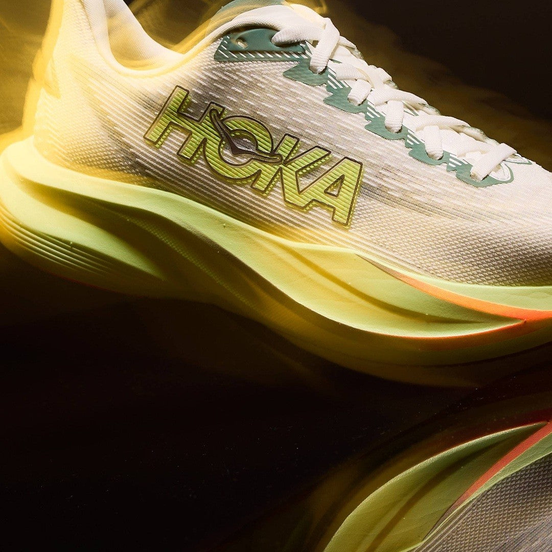Hoka Mach 7 Wide | Frost / Neon Yuzu | Mens