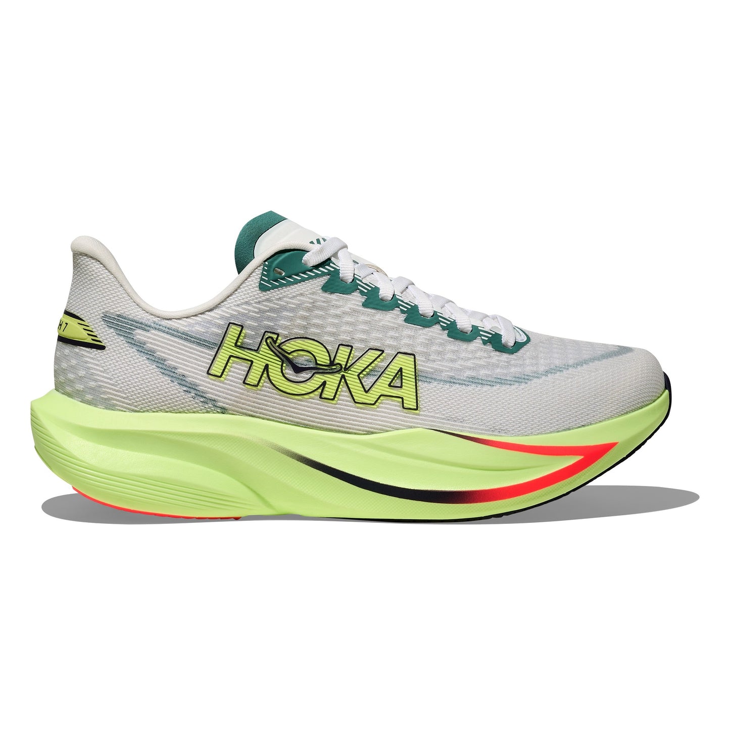 Hoka Mach 7 Wide | Frost / Neon Yuzu | Mens