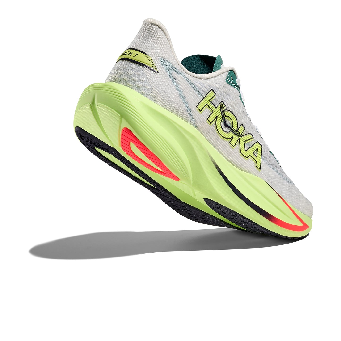 Hoka Mach 7 Wide | Frost / Neon Yuzu | Mens